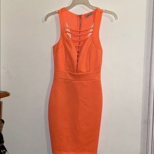Coral dress from Charlotte Russe SMALL